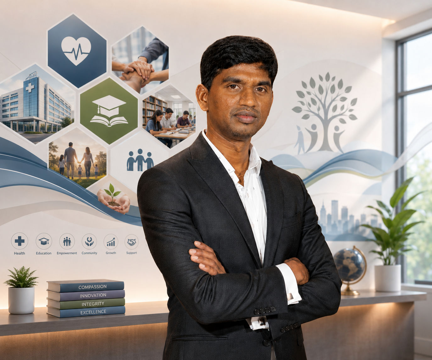 Dr. Gundala Vijay Kumar, founder of GVK Foundation