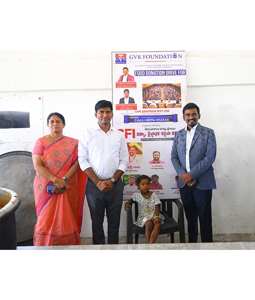 Community members at a GVK Foundation event