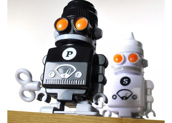 Robots salero y pimentero