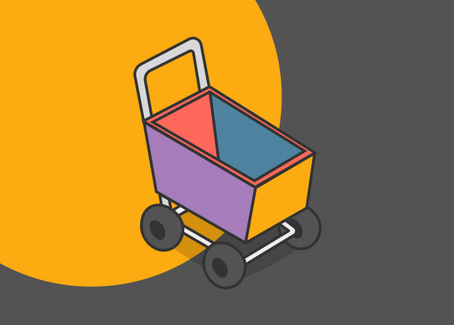 Ilustración para artículo sobre la llegada de Amazon a Chile.