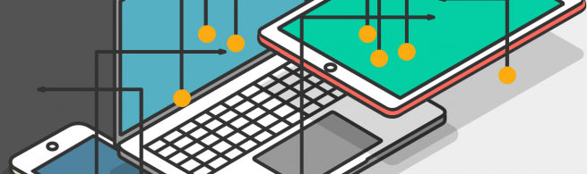 Ilustración para artículo sobre hipervínculos y experiencia de usuario