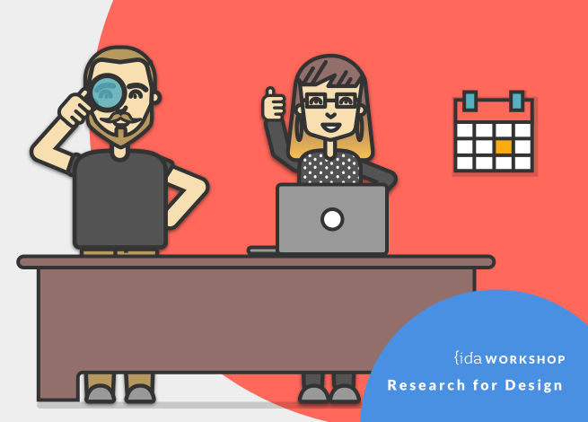 Ilustración para IDA Workshop sobre Research for design