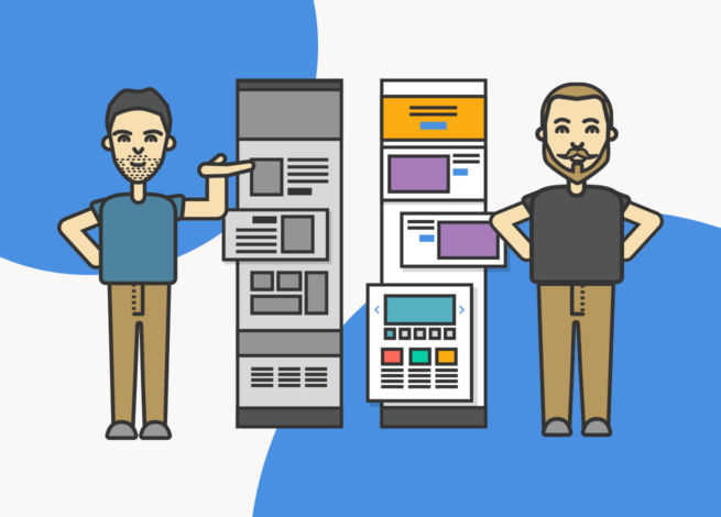 Maximiliano Martin y Rodrigo Vera nos enseñan un wireframe vital en la arquitectura de la información y posteriormente su diseño en web.