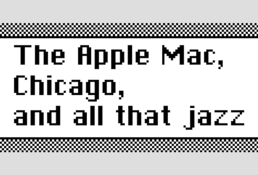 Tipografía Chicago por Susan Kare.