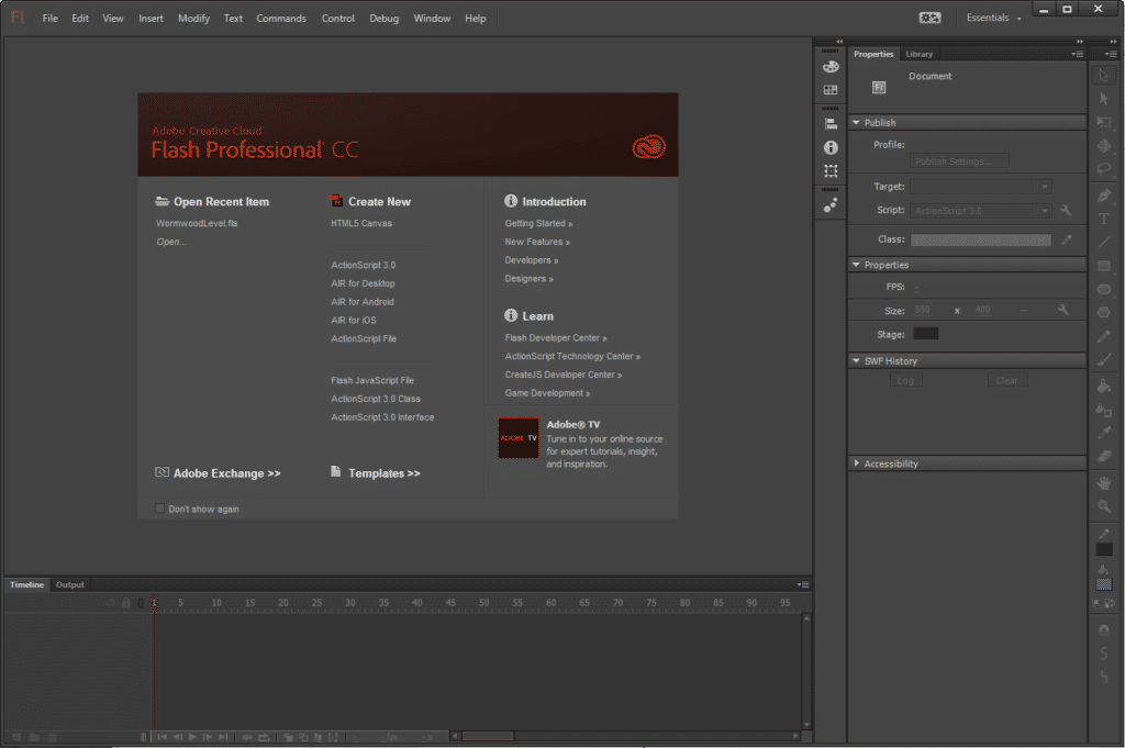 Flash Profesional CC.