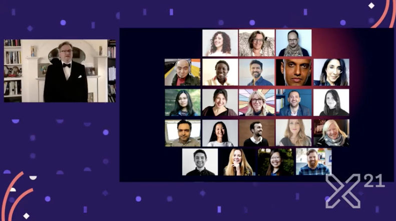 Captura de presentación de los Interaction Awards.