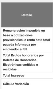 Descripción del lenguaje empleado en los detalles del bono.