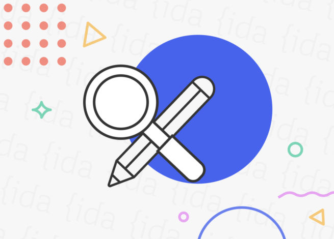 Lupa y lápiz que hacen referencia a herramientas usadas en procesos de UX Research.
