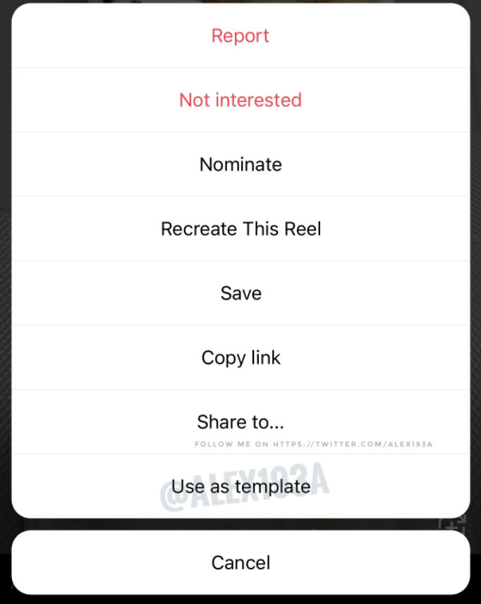 Menú de plantillas.