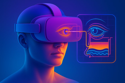VR Headset Tear Film Examination