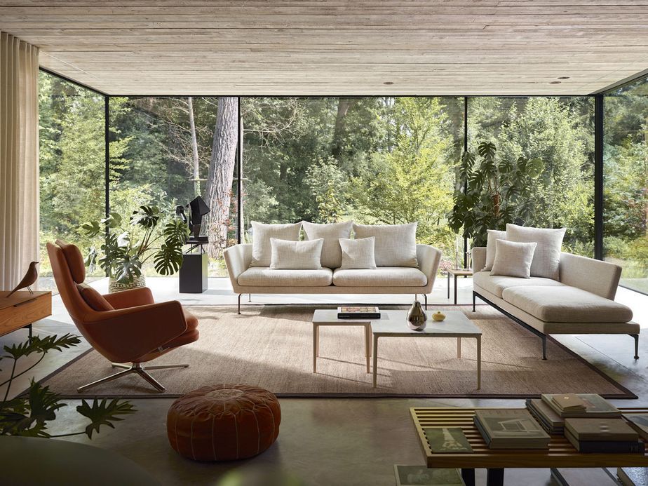 Cette photo montre des meubles de style scandinave, proposés par Peverelli.