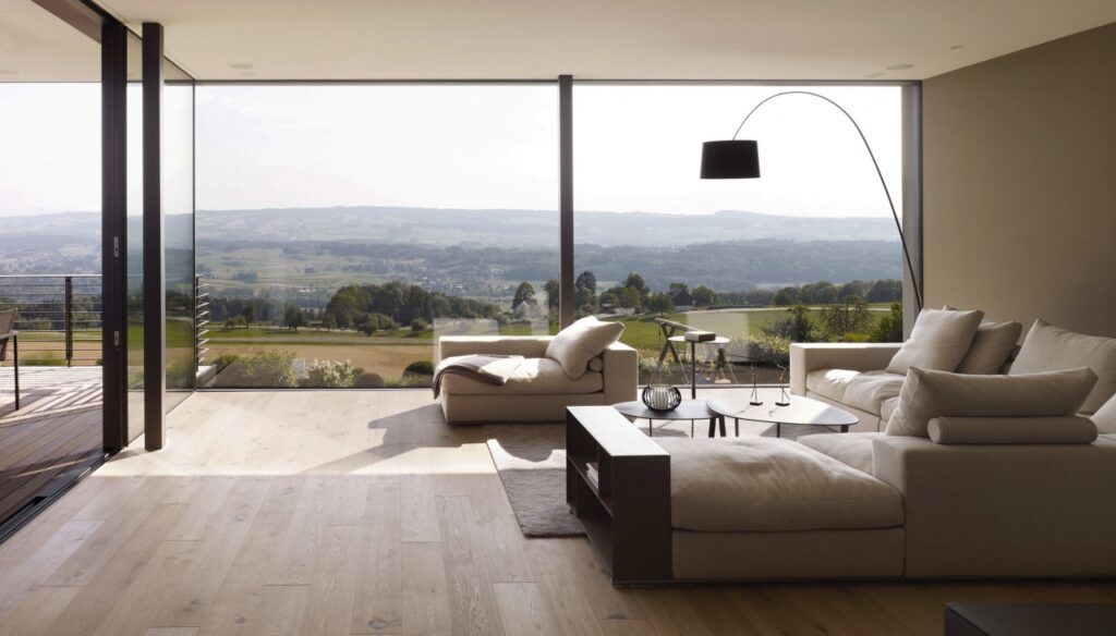 Groundpiece are corner sofas designed by Antonio Citterio, offered by Peverelli