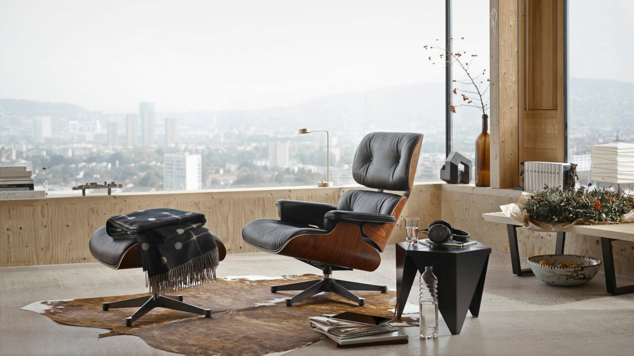 Ein von Peverelli vorgeschlagener und von Vitra hergestellter Design-Sessel