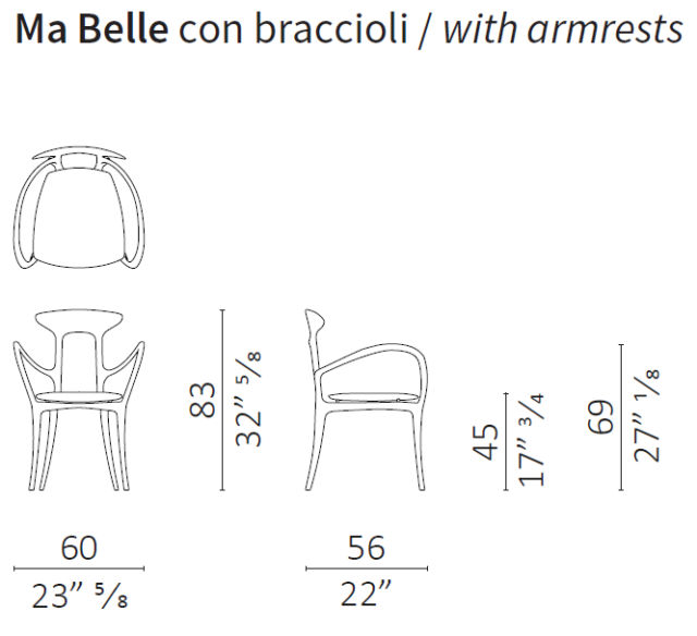 Questa foto mostra le specifiche tecniche di un elemento di arredo