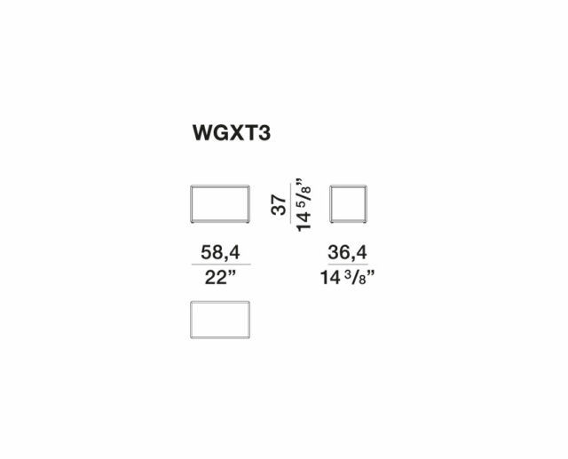 This photo shows the technical specifications of a piece of furniture