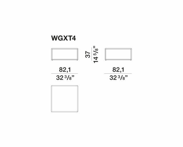 This photo shows the technical specifications of a piece of furniture