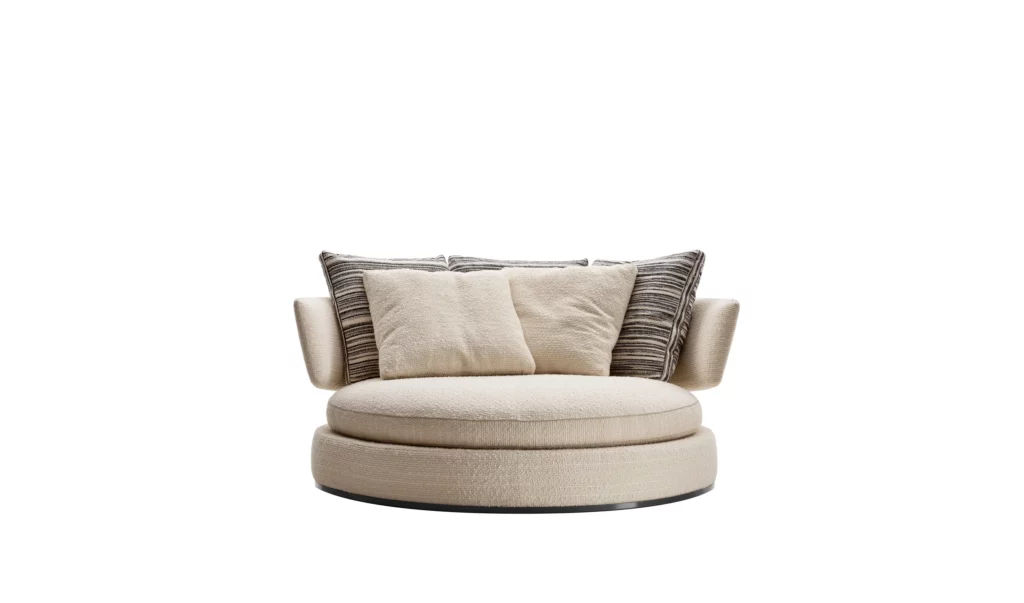 Amoenus soft is a designer relaxation sofa designed by Antonio Citterio and offered by Peverelli
