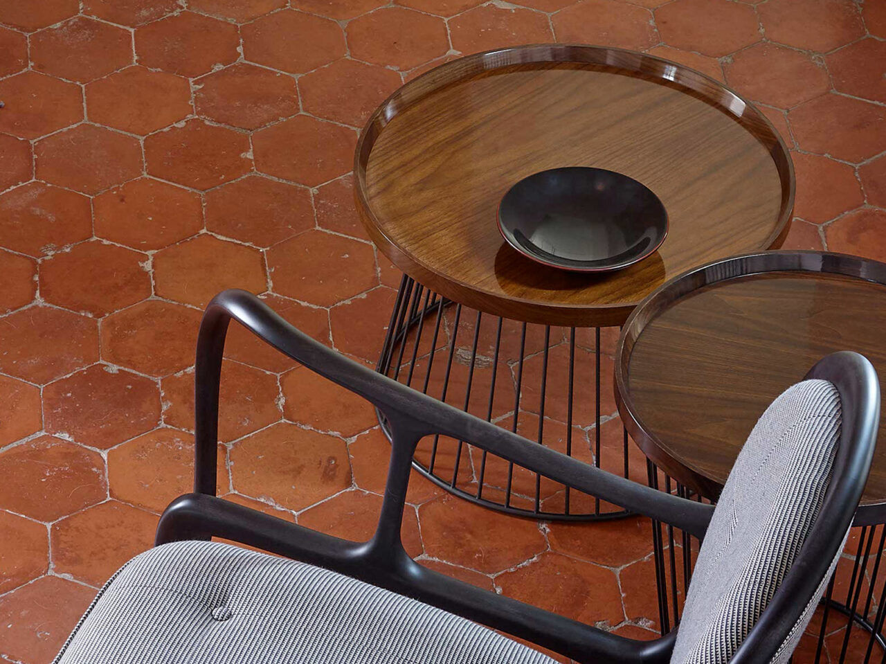 Circo are special side tables designed by Ceccotti Collezioni and proposed by Peverelli