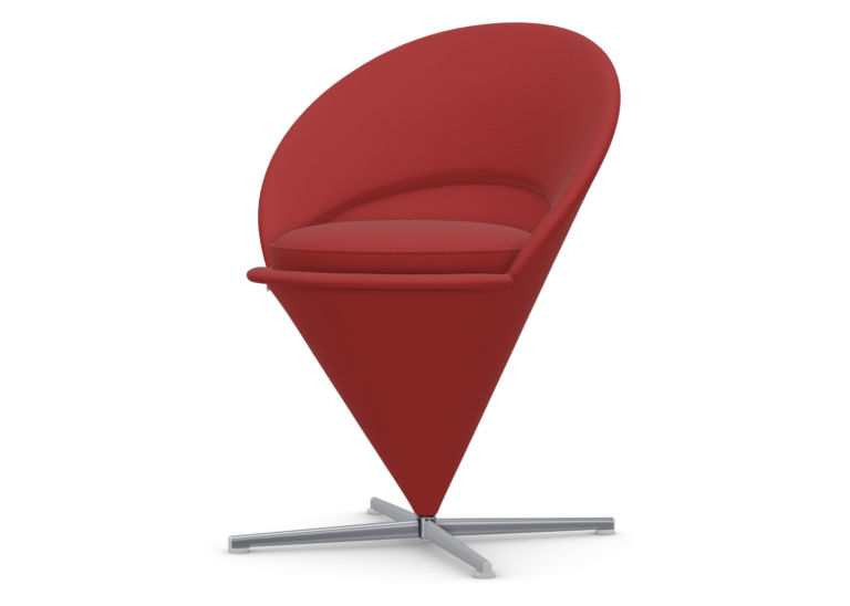 Cone Chair è una poltroncina da salotto progettata da Verner Panton proposta da Peverelli