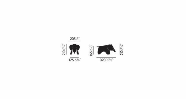 Eames Elephant Vitra presented by Peverelli in 3D