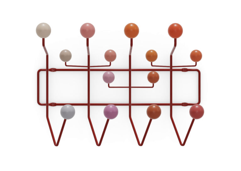A designer coat rack proposed by Peverelli and produced by Vitra