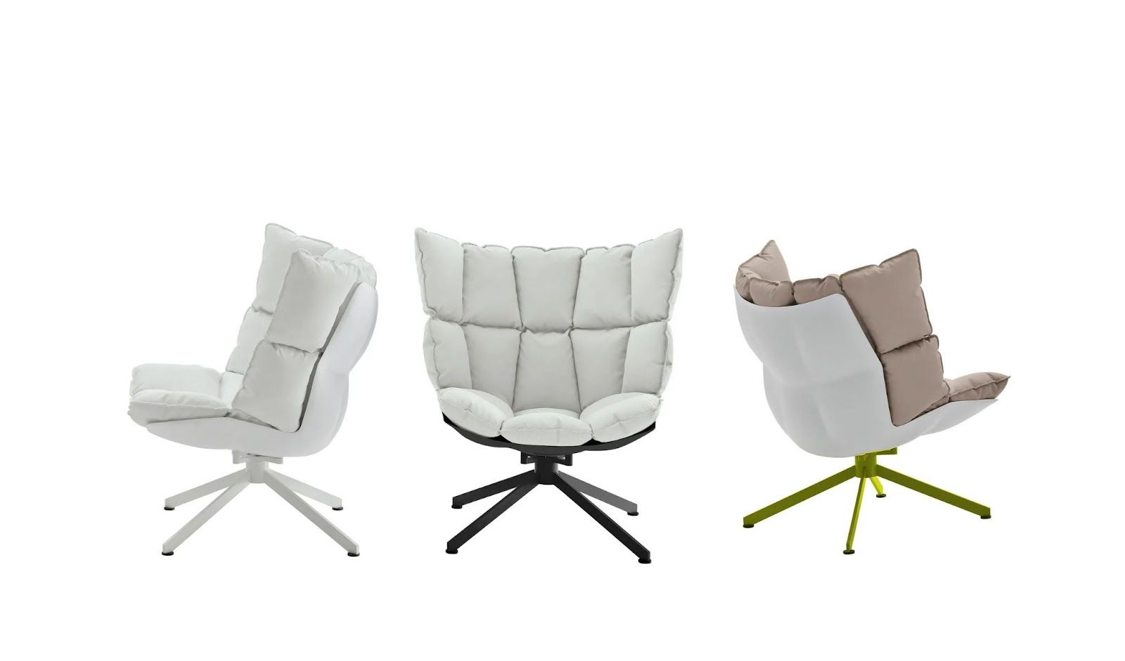 Husk est une chaise longue conçue par Patricia Urquiola et proposée par Peverelli.