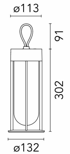 Photo of a detailed technical data sheet for a lighting product from Flos, a leading manufacturer of high-quality lamps