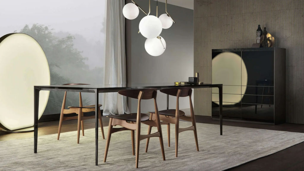 Long Island is a dining table by Peverelli