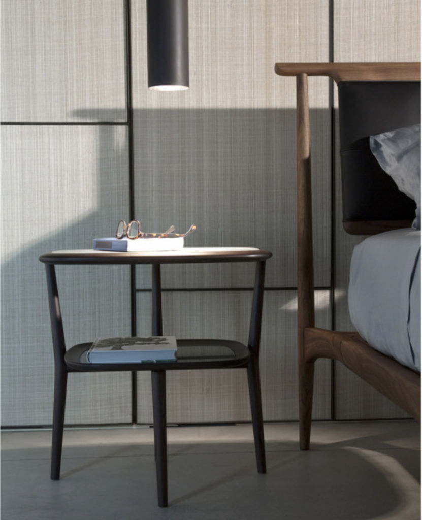Petit Matin are special side tables designed by Roberto Lazzeroni and proposed by Peverelli