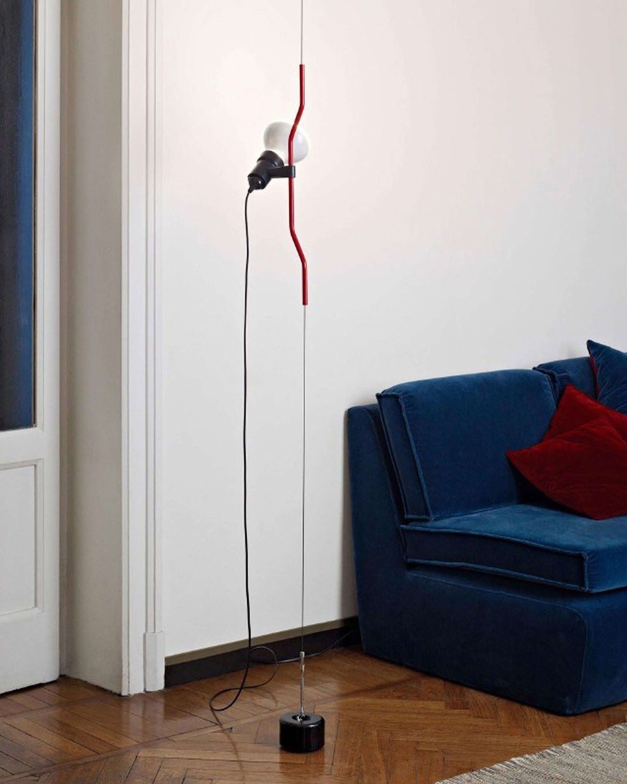 Prentesi is a ceiling lamp designed by Achille Castiglioni and Pio Manzu offered by Peverelli