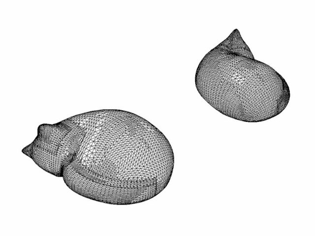 Resting Cat Vitra presented by Peverelli in 3D