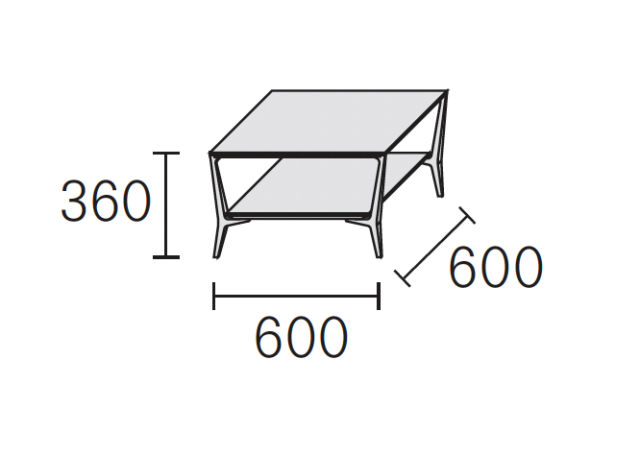 This photo shows the technical specifications of a piece of furniture