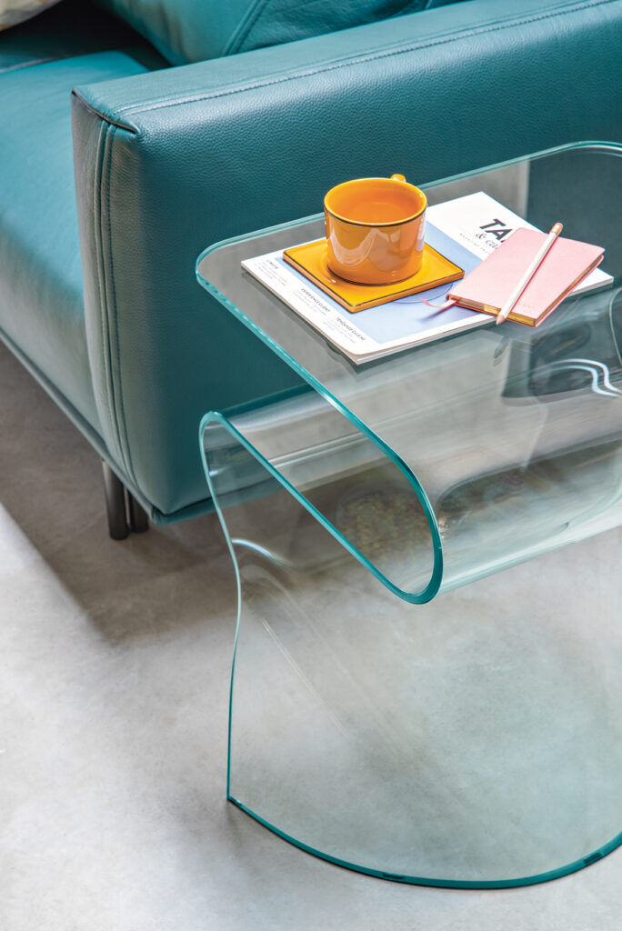 Fiam the special side tables designed by Setsu et Shinobu Ito and proposed by Peverelli