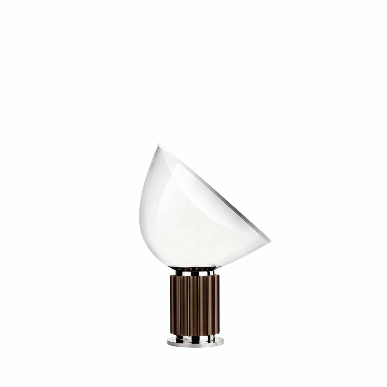 Taccia is a floor lamp designed by Achille Castiglioni and offered by Peverelli