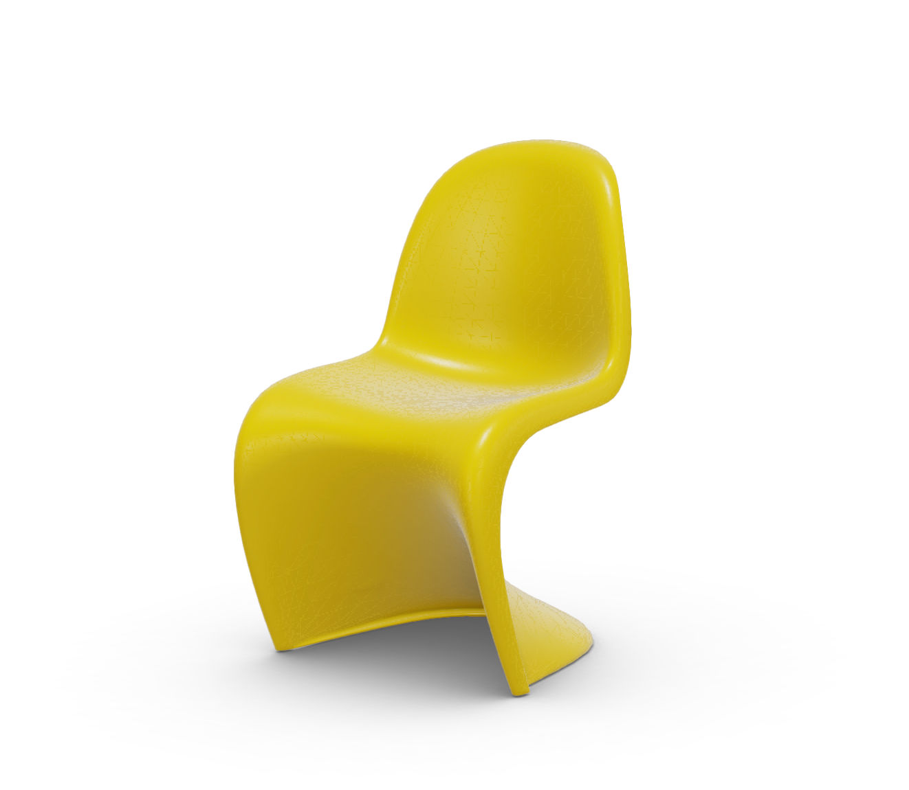 Chaise enfant Panton Junior Vitra - jaune