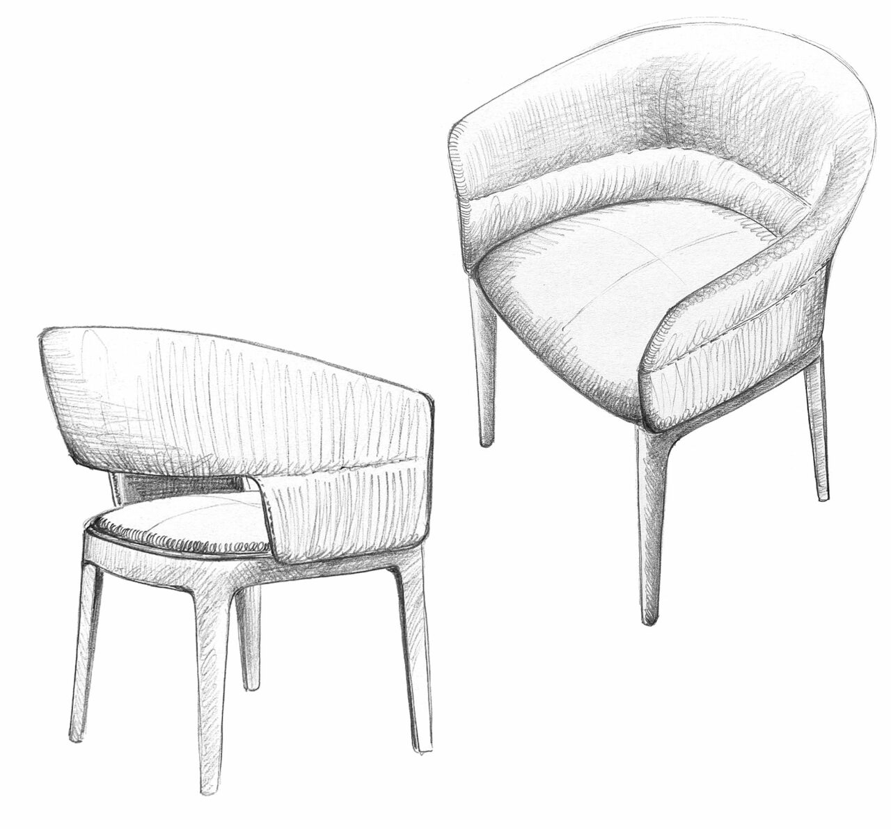 This is the Devon designer chair by Molteni&C