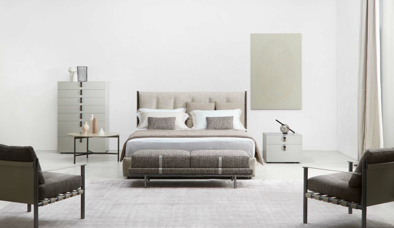The fashionable designer double bed in 2023