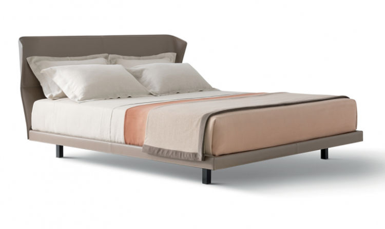 This photo shows the Azul bed by Molteni&C