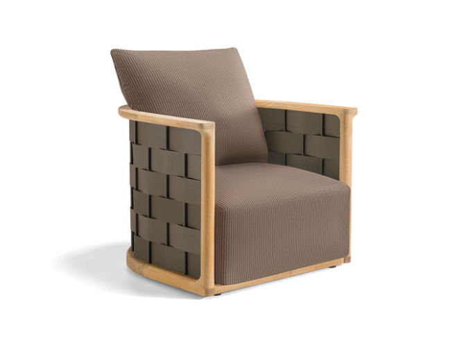 Cette photo montre le fauteuil d'extérieur Palinfrasca de Molteni&C
