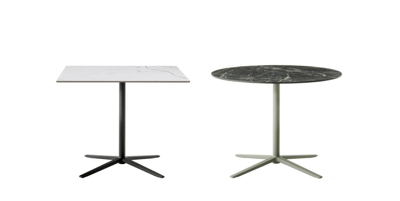 This photo shows the Cosmos outdoor table by B&B