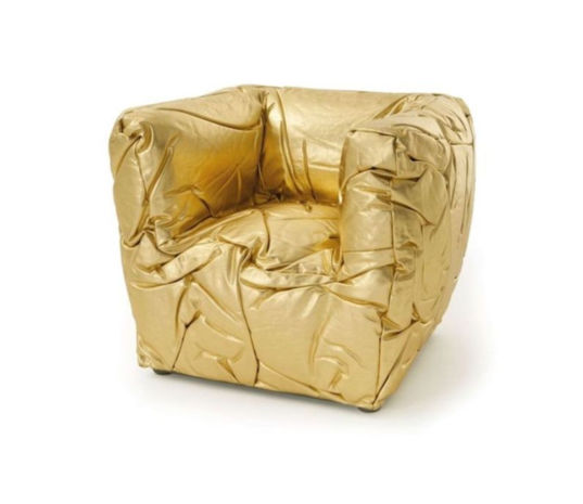 This photo shows the Sponge armchair by Edra