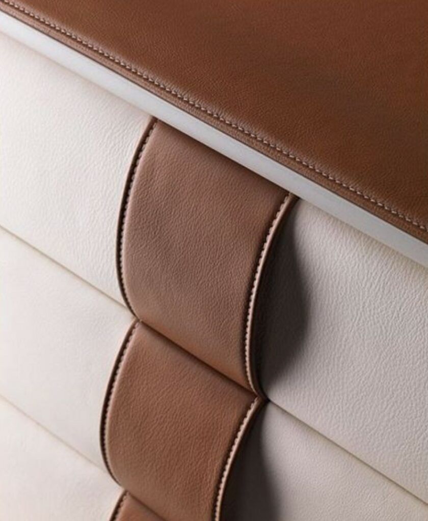 This photo shows the Obi chest of drawers by Poltrona Frau