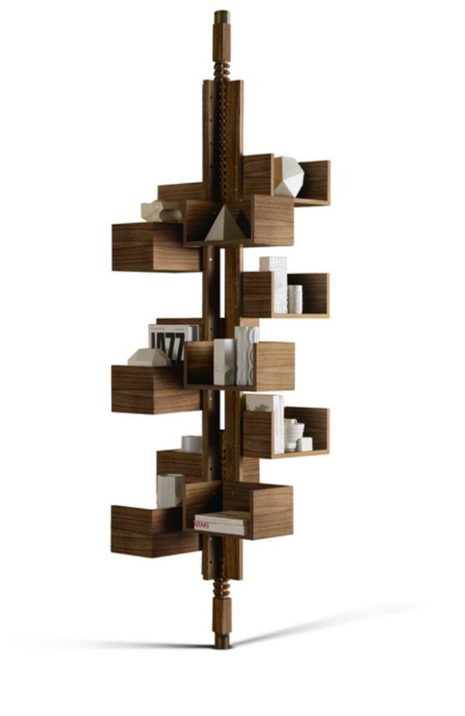 This photo shows the Albero bookcase by Poltrona Frau