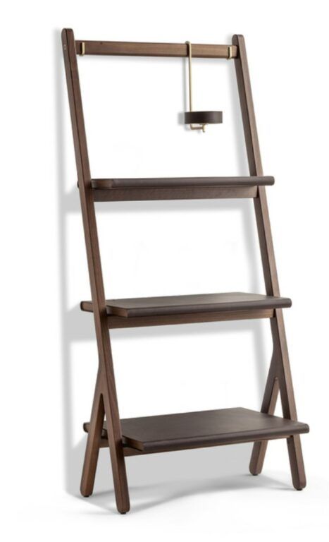 This photo shows the Ren bookcase by Poltrona Frau