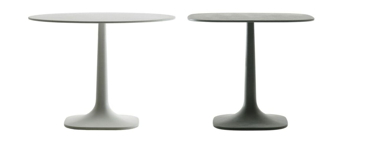 This photo shows the Push-Pam outdoor table by B&B