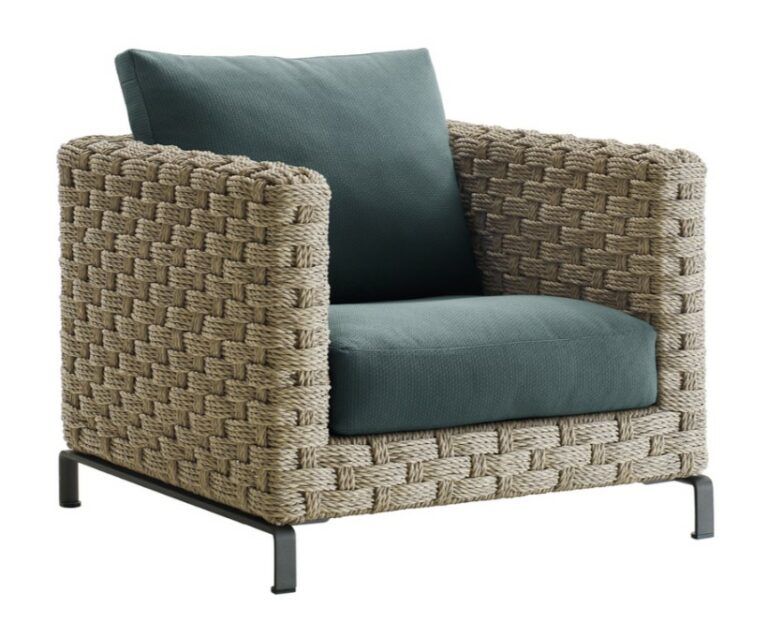 Cette photo montre le fauteuil Ray Outdoor Natural de B&B