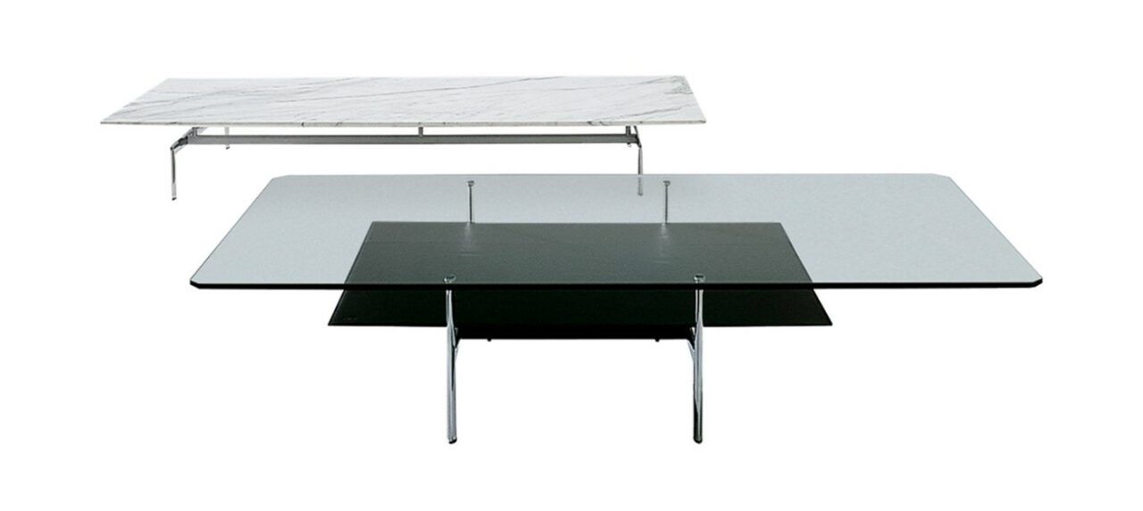 This photo shows the Diesis coffee table from B&B