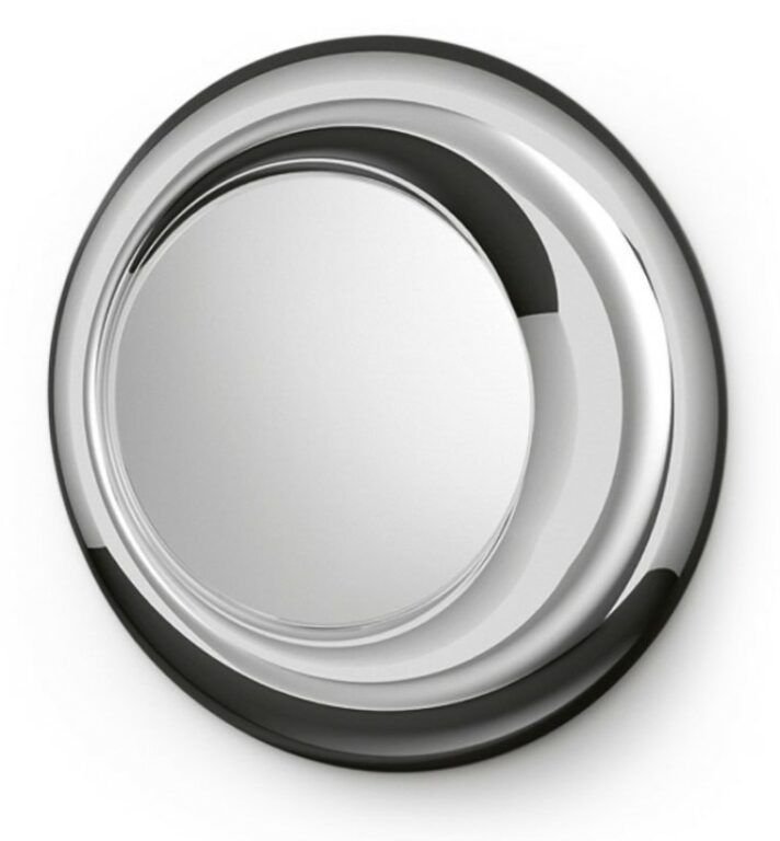 This photo shows the Rosy mirror by Fiam