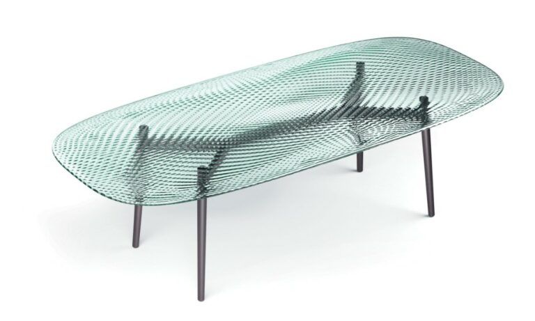 Questa foto mostra il tavolo Coral Bench di Fiam