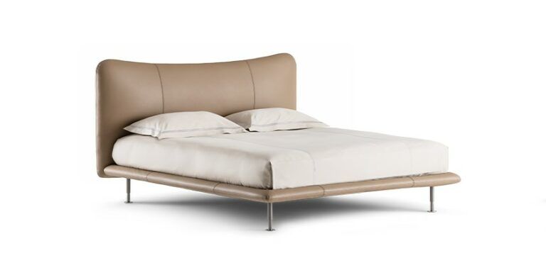 This photo shows the Baia bed by Flou